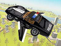 Flying Car Game Police Games