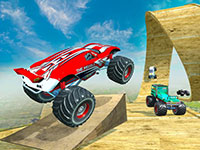 Mega Ramp Monster Truck Race