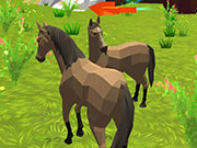 Horse Family Animal Simulator 3D